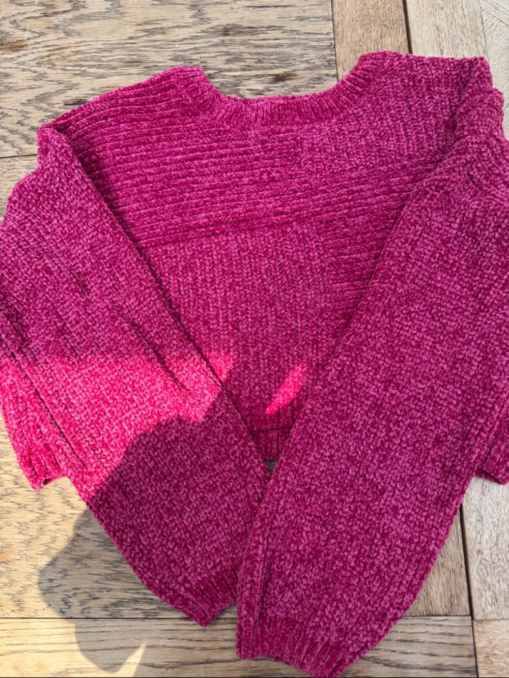 Altar’d State Cozy Crewneck Sweater – Pink